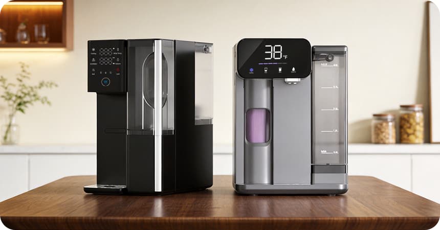 أنظمة ترشيح المياه على سطح الطاولة