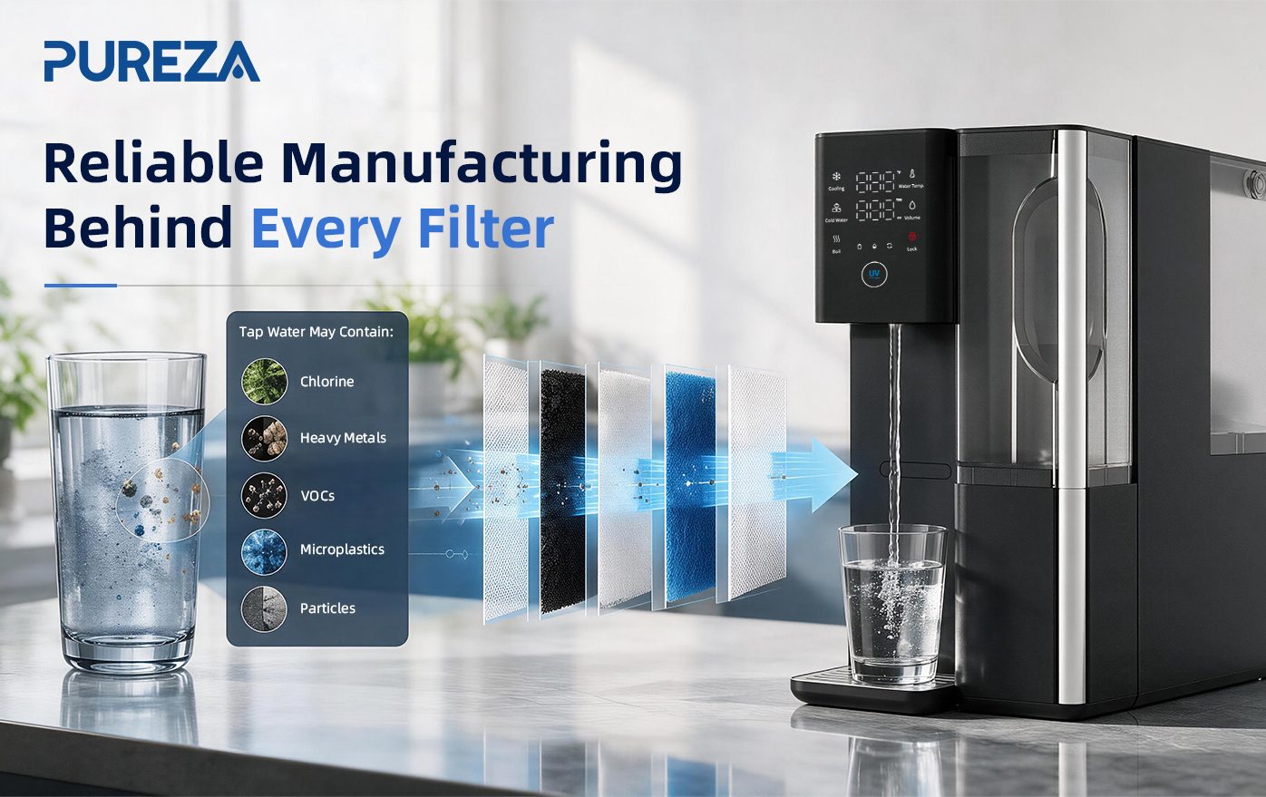 PU-T01 Countertop RO Water Dispenser